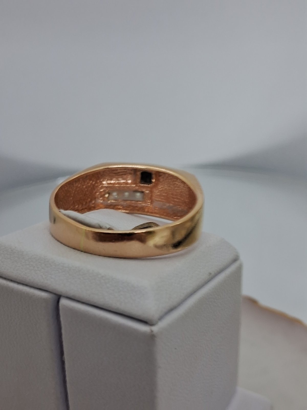 Перстень з червоного та білого золота з оніксом (33779546) 2