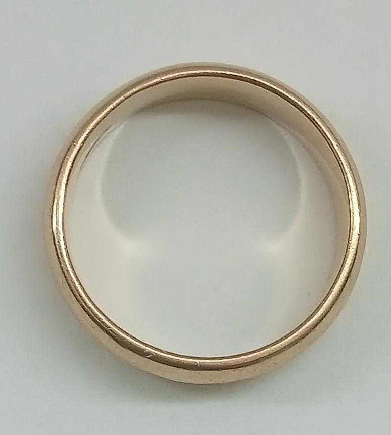 Обручальное кольцо из красного золота (33469899) 1