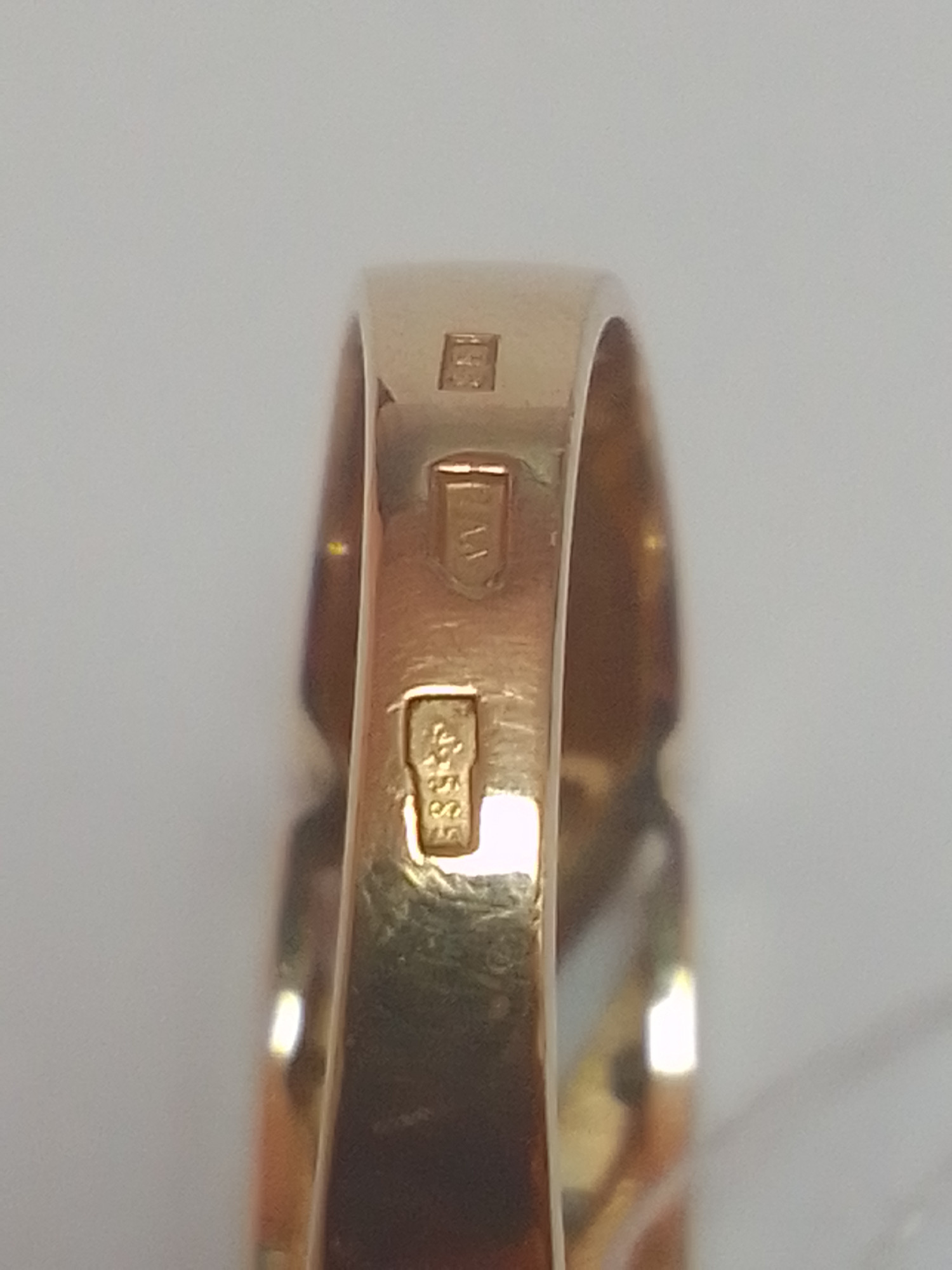 Перстень з червоного золота з цирконієм (33545413) 5