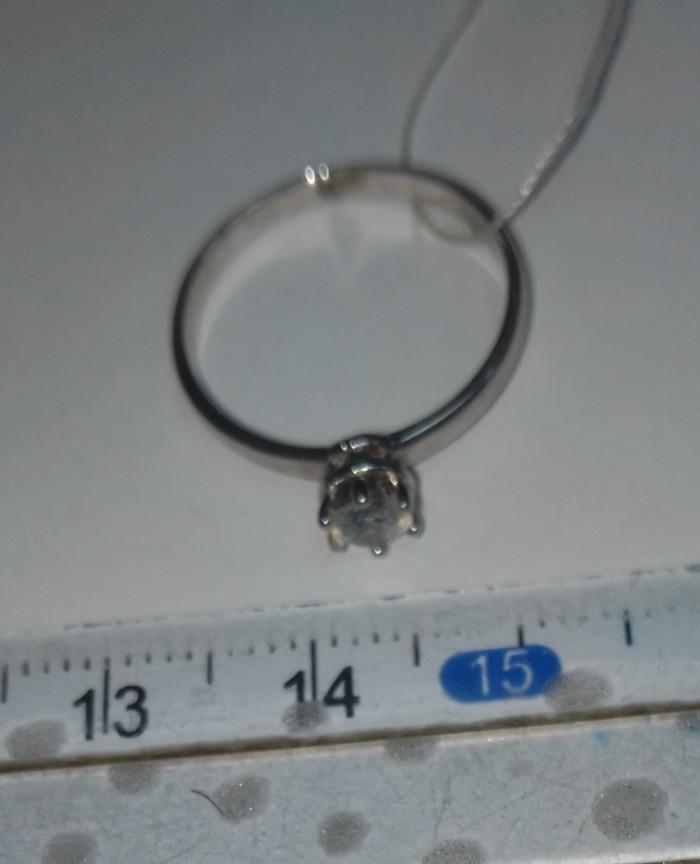 Срібна каблучка з цирконієм (30261995) 2