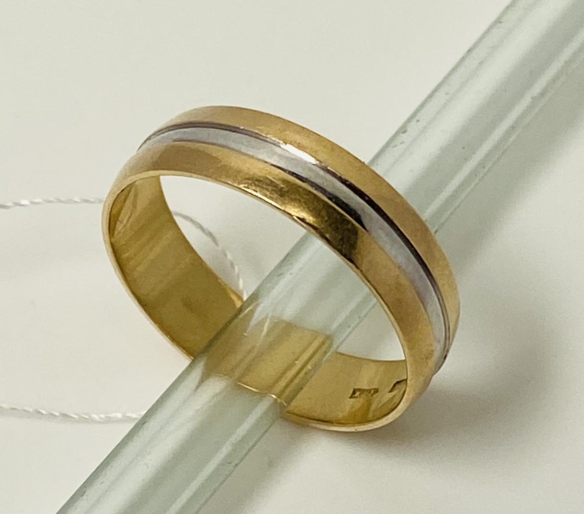 Обручальное кольцо из красного и белого золота (33966629) 0