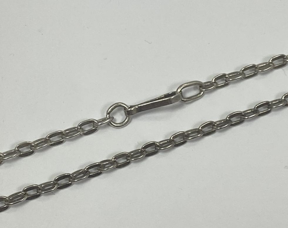 Срібний ланцюг із плетінням Якірне (33481425) 0