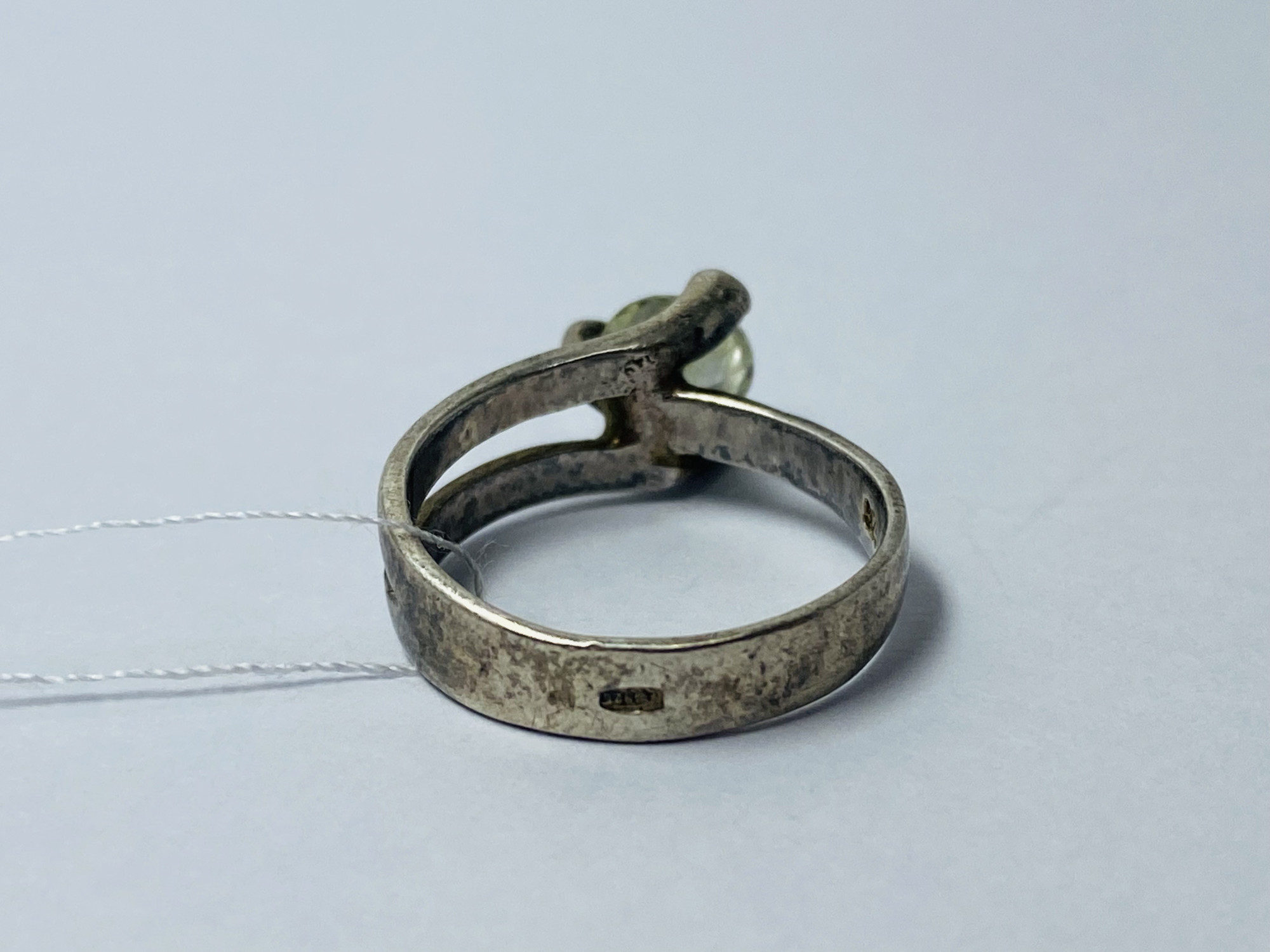Серебряное кольцо с цирконием (33810920) 3