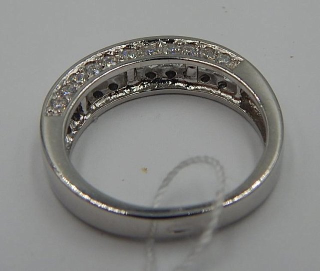 Серебряное кольцо с цирконием (31933391) 2