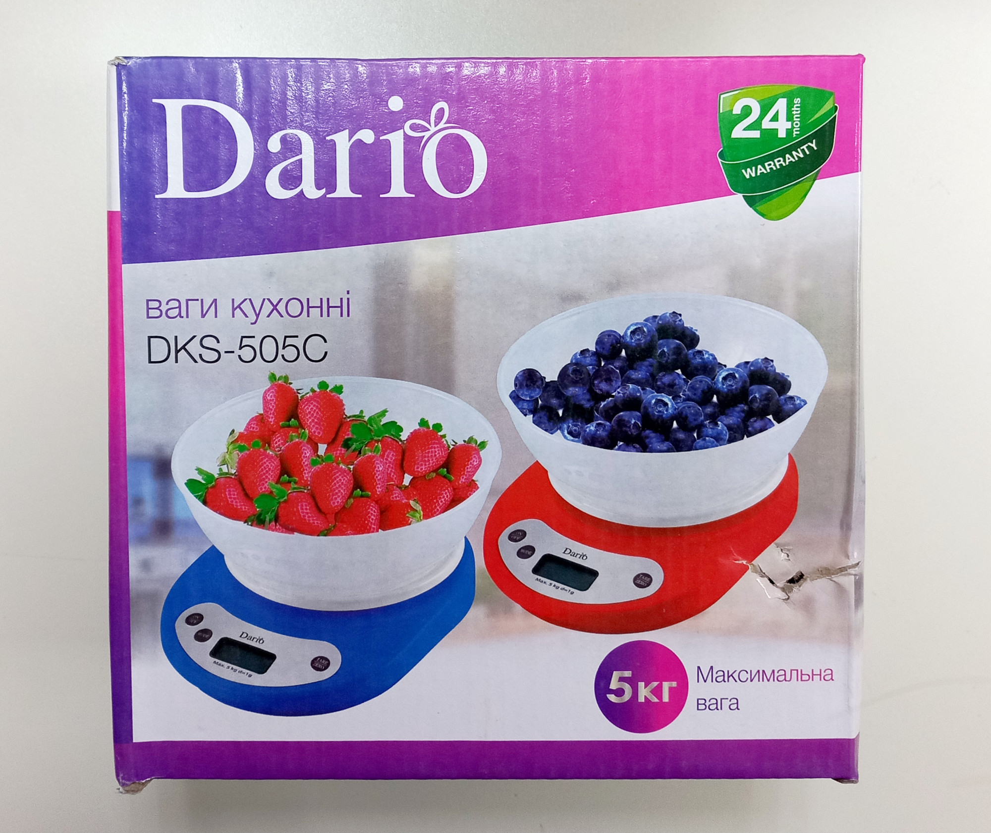 Ваги кухонні Dario DKS-505C 1
