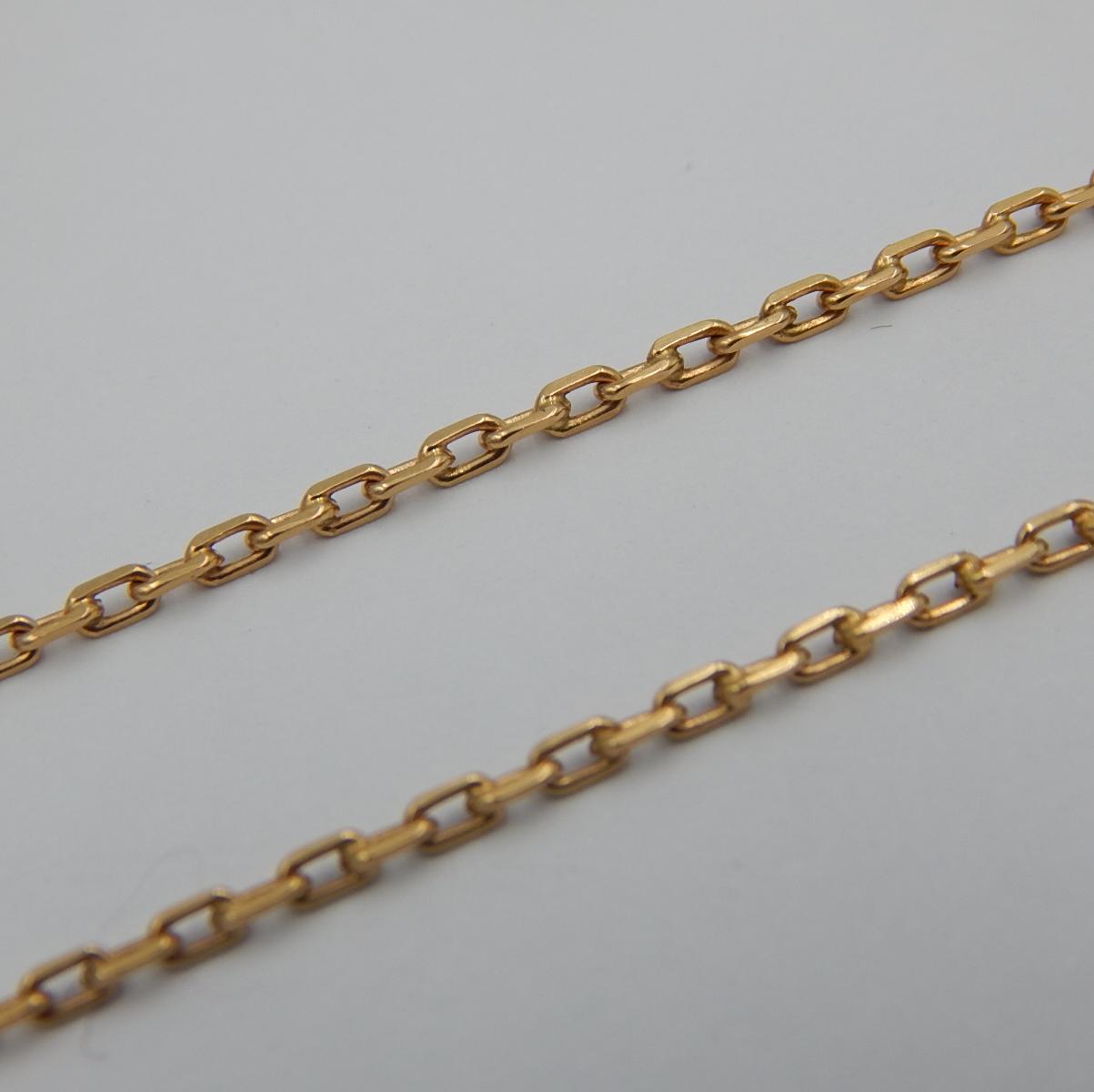 Ланцюжок з червоного золота з плетінням Якірне (33460160) 0