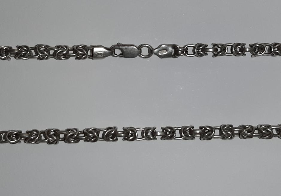 Серебряная цепь с плетением Фантазийное (18711229) 0