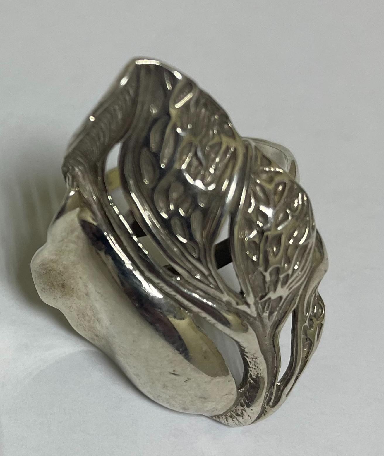 Серебряное кольцо (33338807) 3