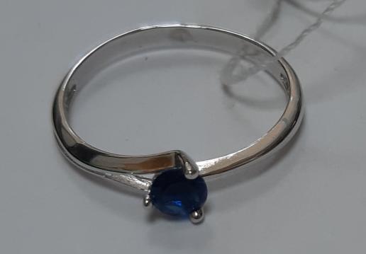 Серебряное кольцо с цирконием (29073705) 4