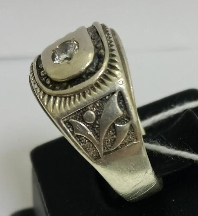 Срібний перстень із цирконієм (32582660) 1