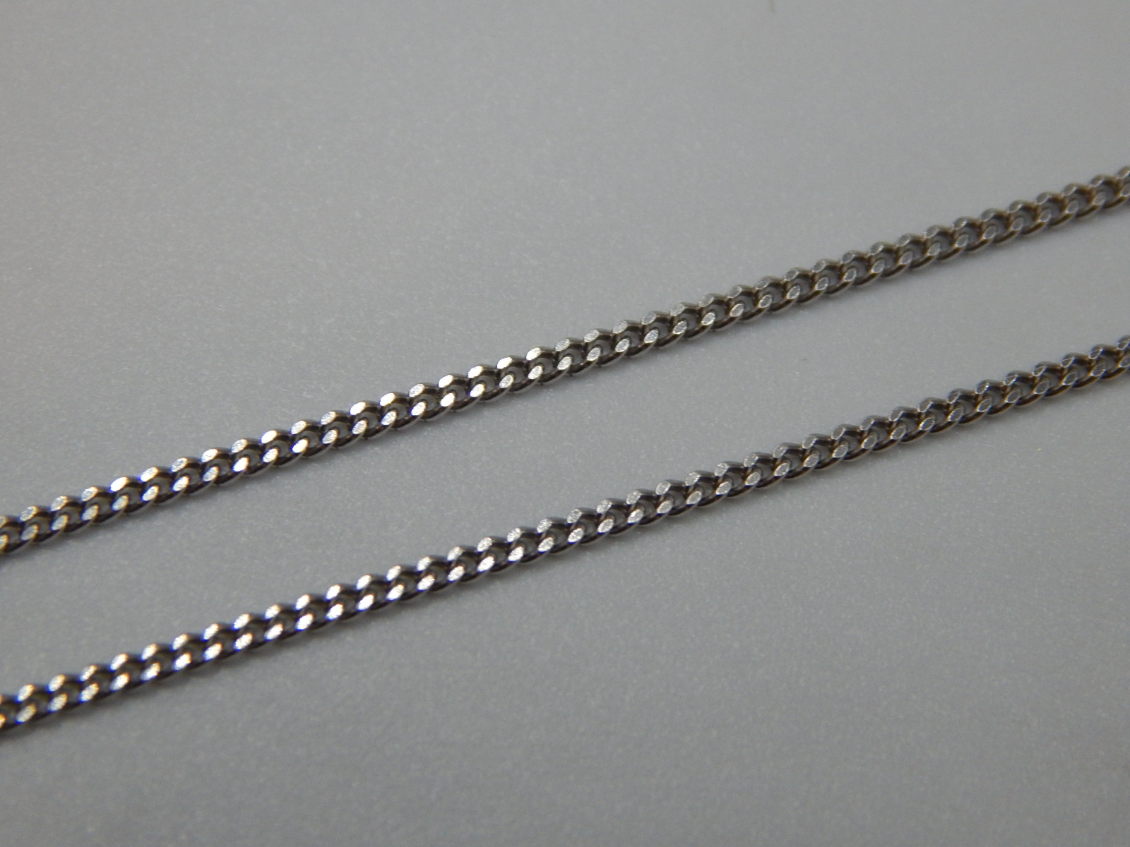 Серебряная цепь с плетением панцирное (30554093) 0