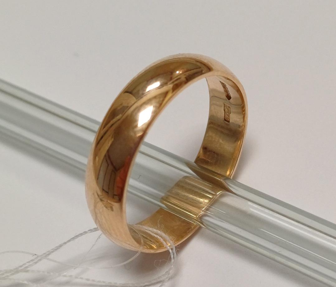 Обручальное кольцо из красного золота (33937547)  2