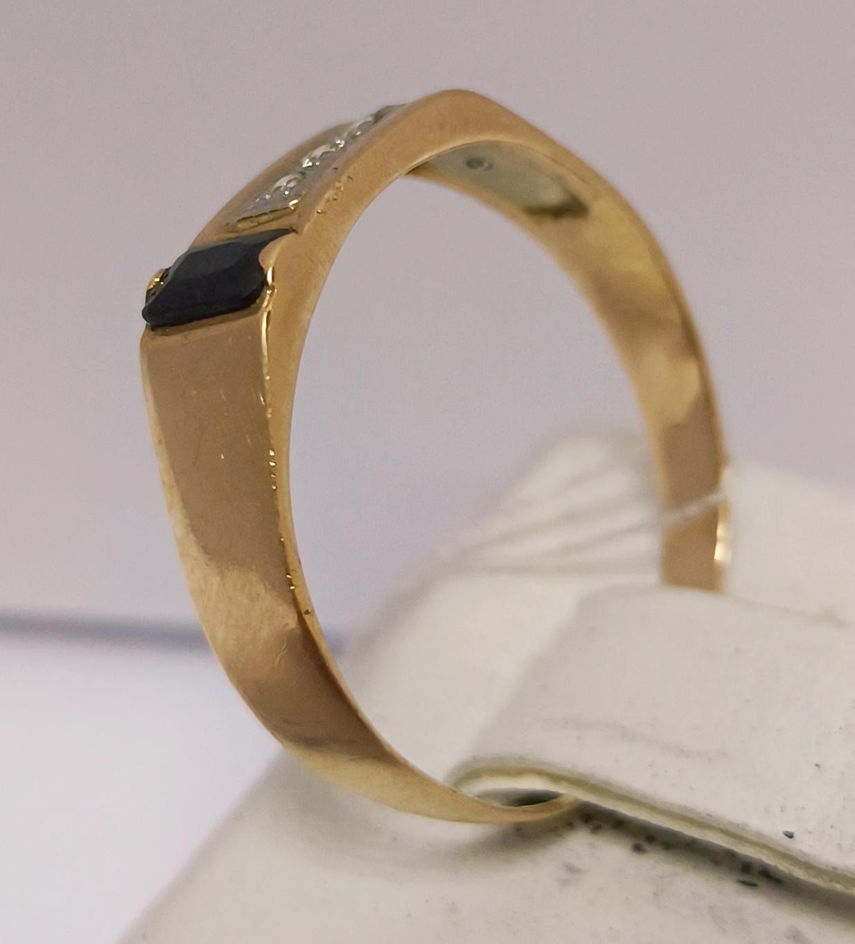 Перстень із червоного та білого золота з цирконієм (33669129) 1