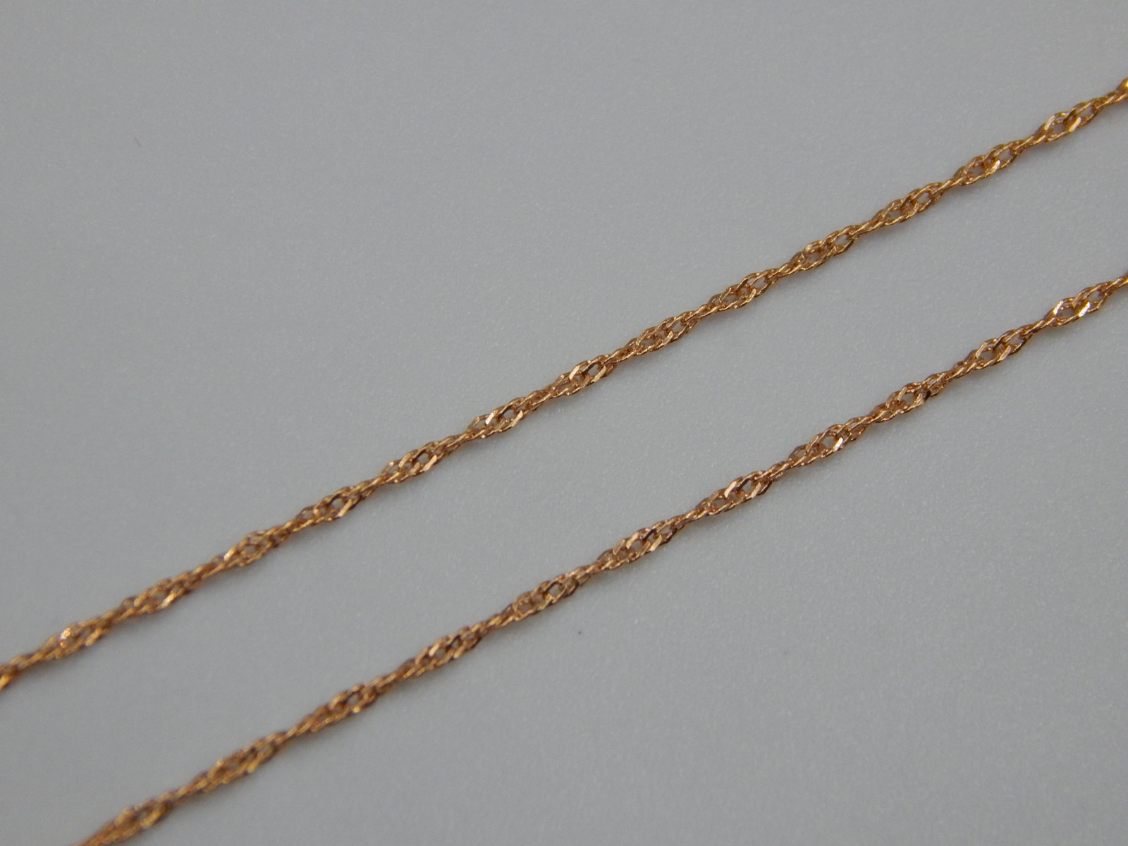Цепь из красного золота с плетением панцирное (33488002) 1
