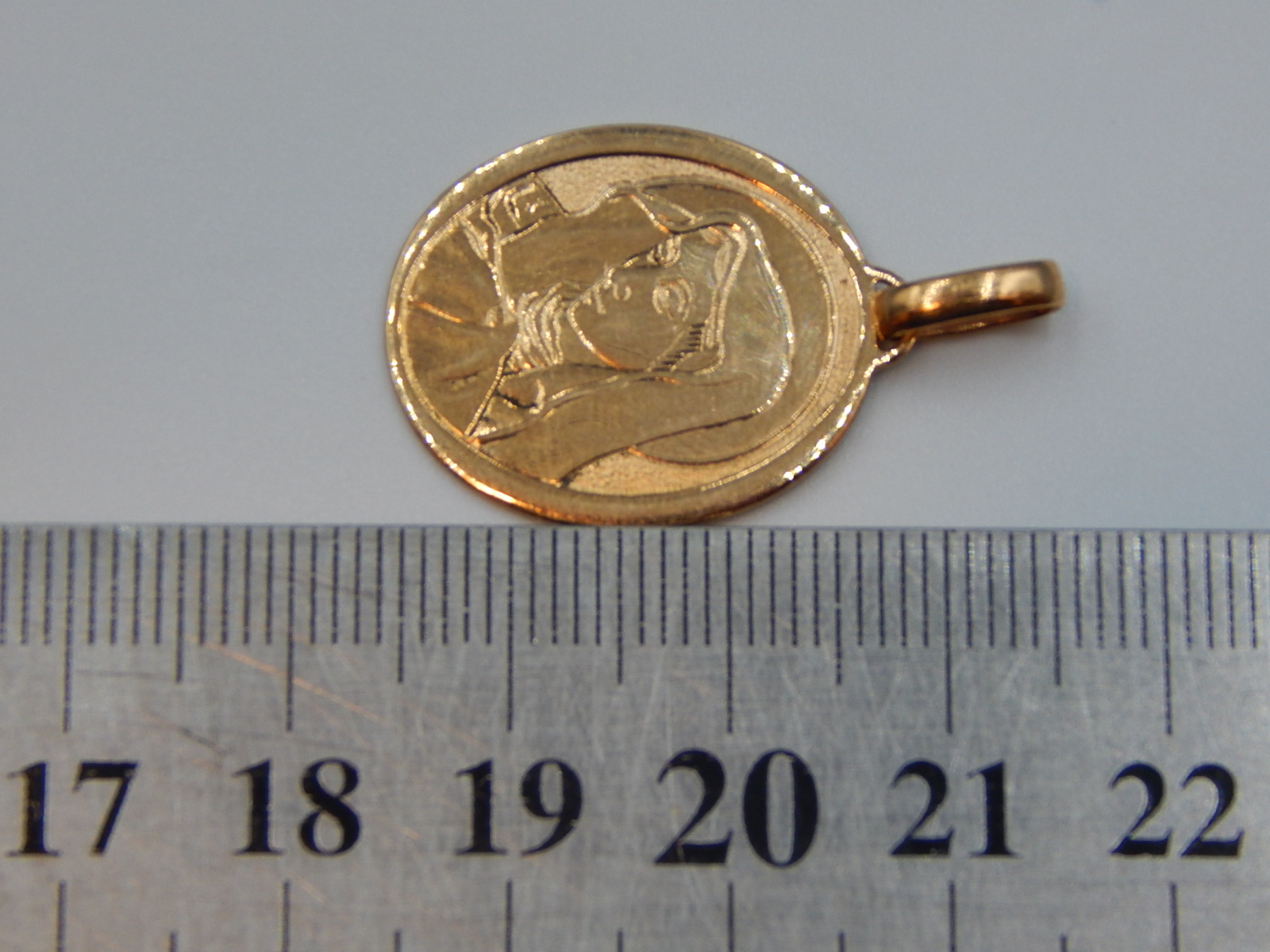 Підвіс-ладанка з червоного золота (32525198) 3