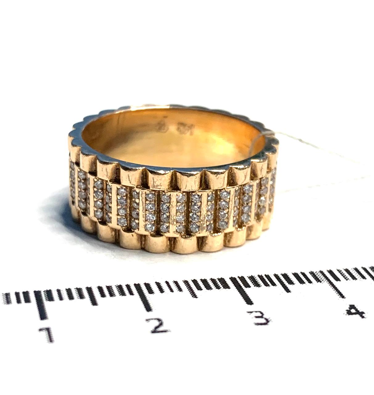 Кольцо из красного золота с бриллиантом (-ми) (33480922)  1