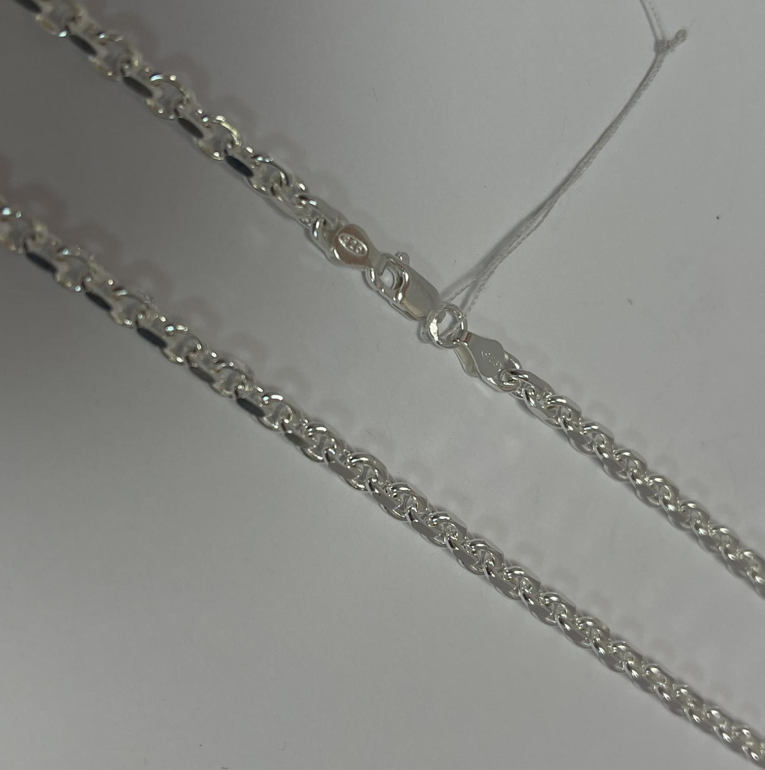Серебряная цепь с плетением Якорное (33518299) 0