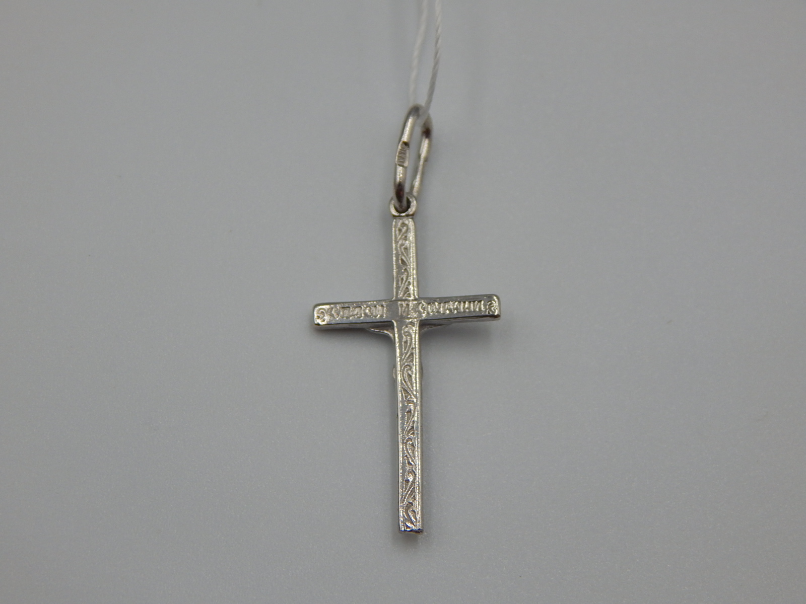 Срібний підвіс-хрест (32198911) 1