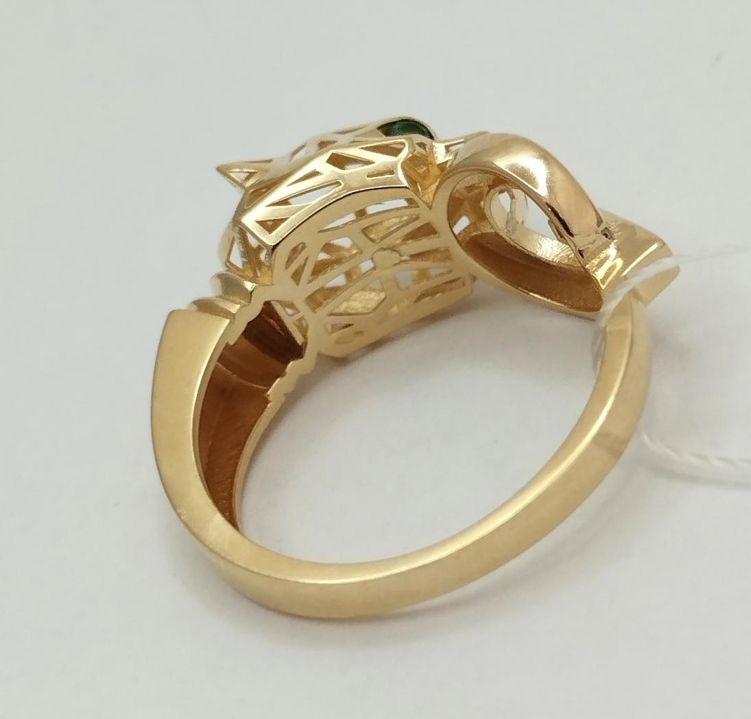 Кольцо из красного золота с цирконием (33747150) 1