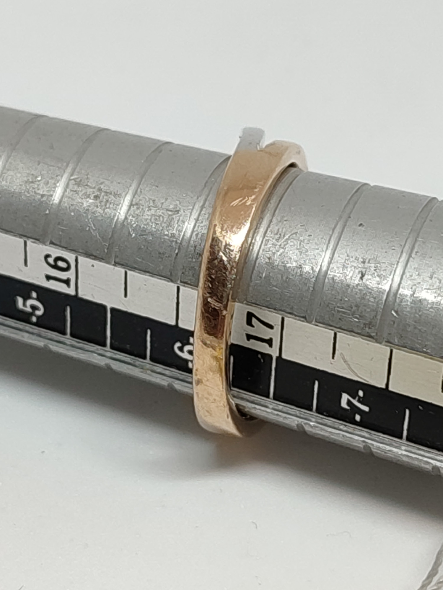 Кольцо из красного и белого золота с бриллиантом (-ми) (27418328) 7