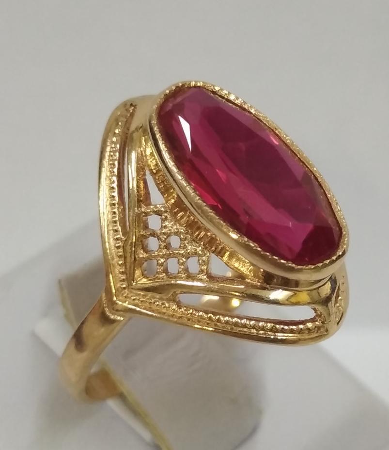 Кольцо из красного золота с рубином (32766785) 1