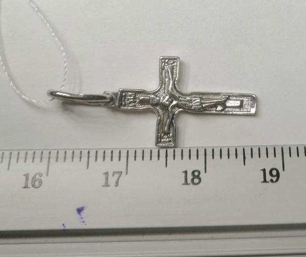 Срібний підвіс-хрест (28605487) 2