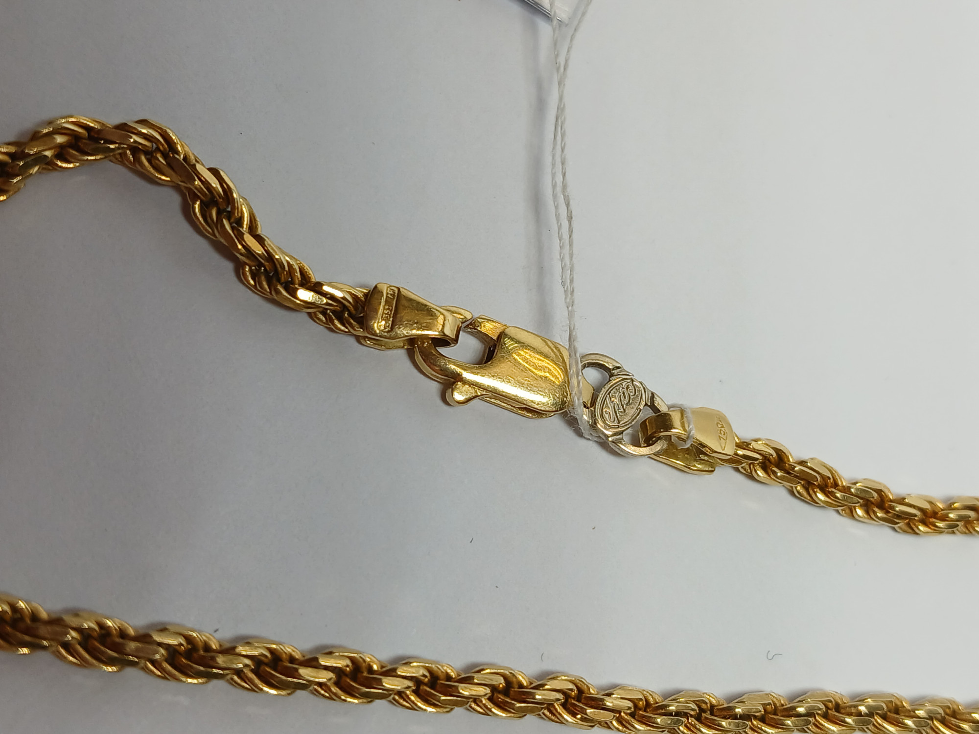 Ланцюг із жовтого золота з плетінням Мотузочок (33692645) 2