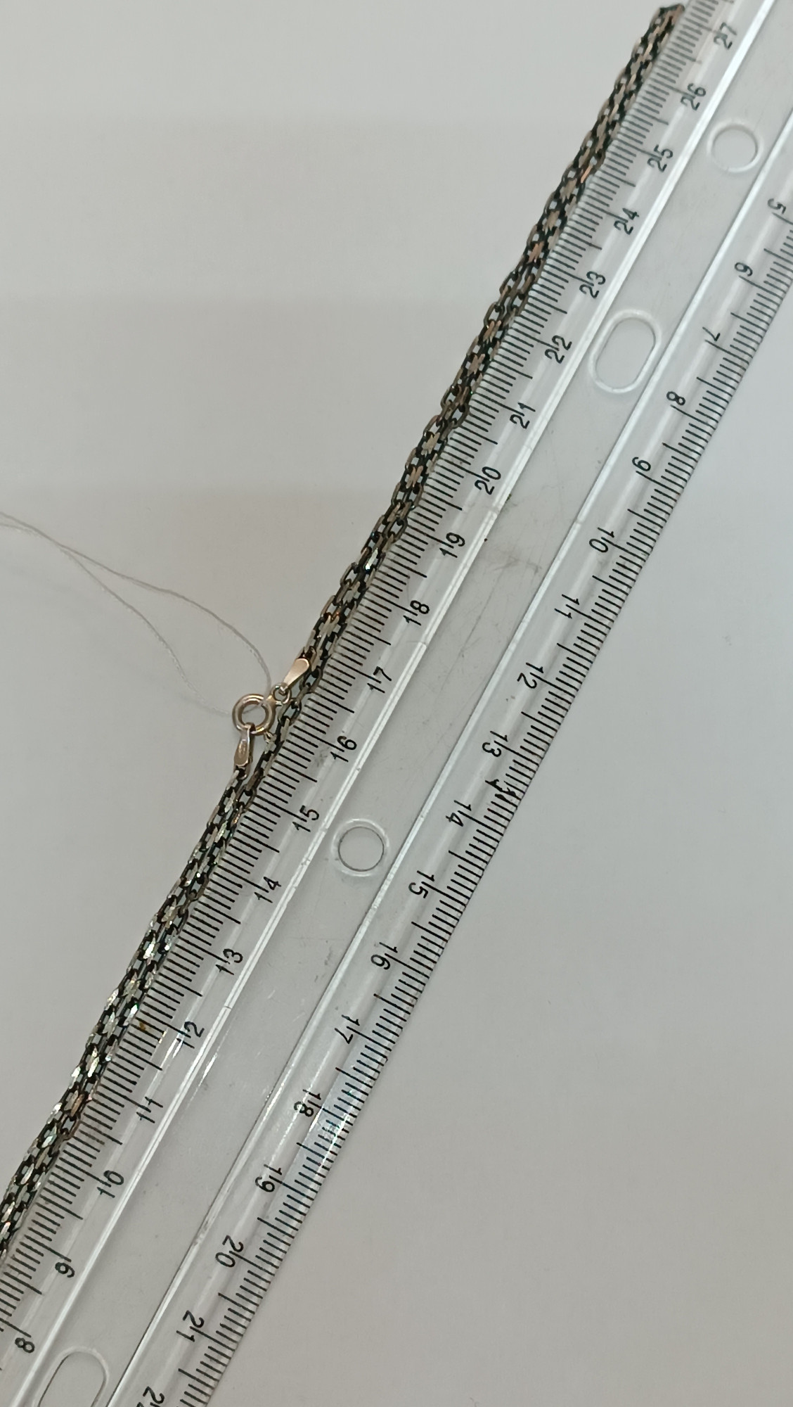 Срібний ланцюг із плетінням Якірне (33904925) 1