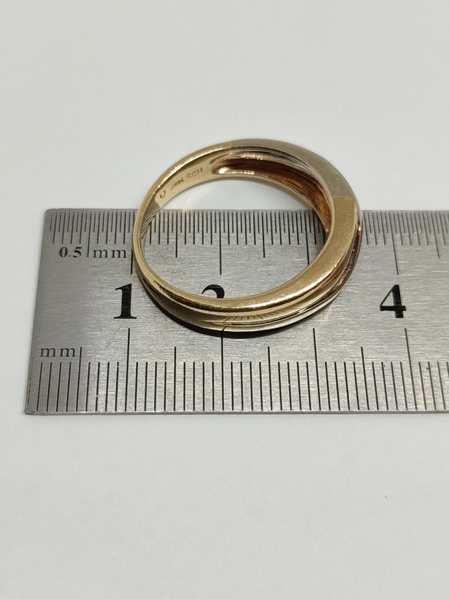 Кольцо из желтого и белого золота с бриллиантом (-ми) (32010512) 10