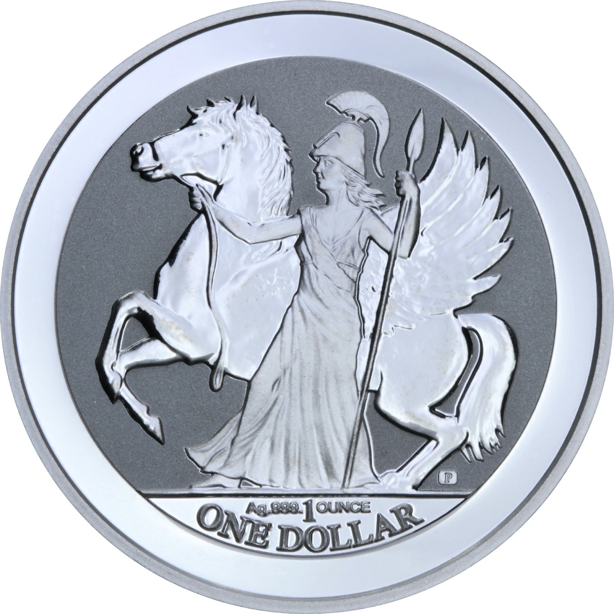 Серебряная монета 1oz Пегас 1 доллар 2017 БВО (29127850) 2