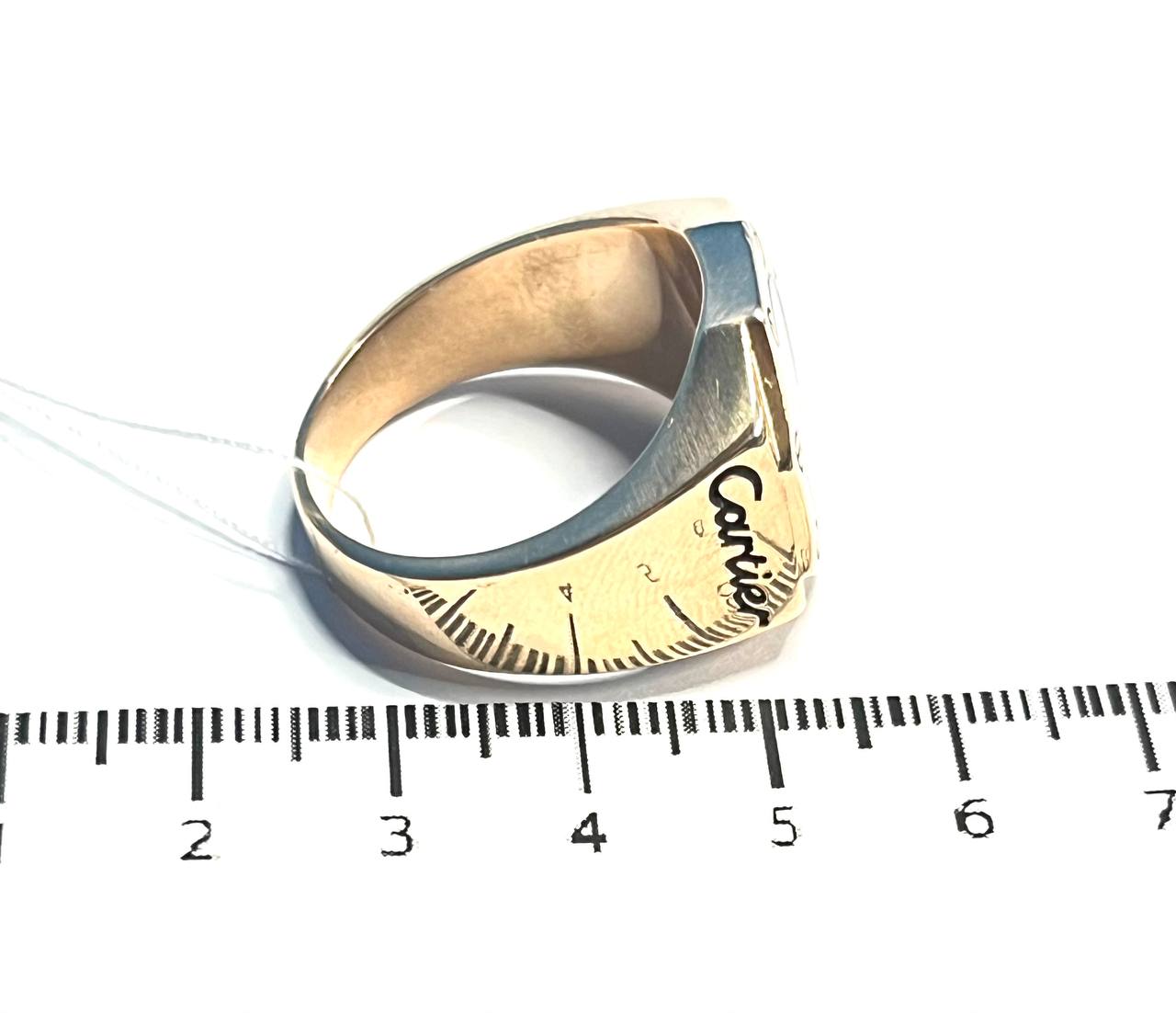 Перстень з червоного золота з оніксом (33963858) 4