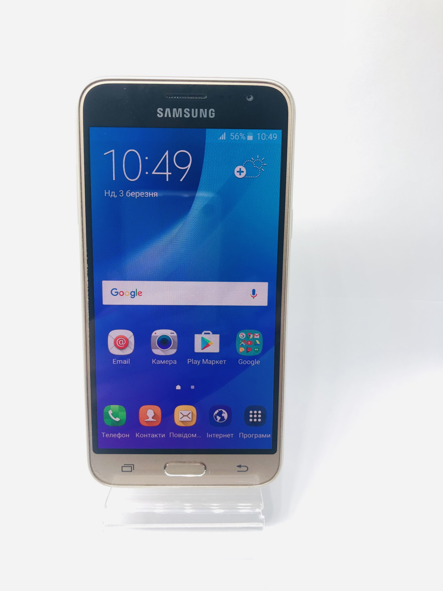 Samsung Galaxy J3 2016 Gold (SM-J320HZDD) 1/8Gb  0