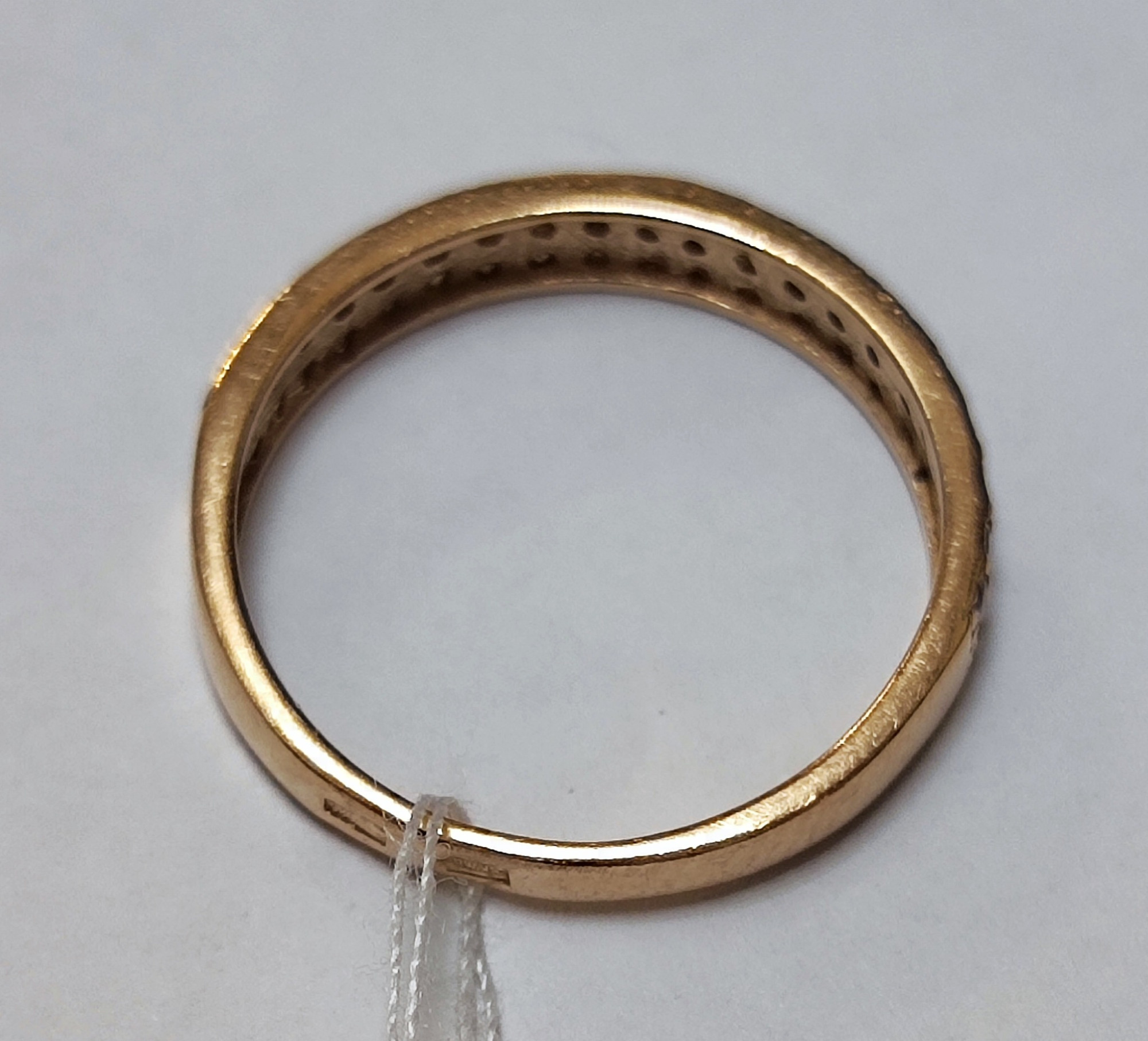 Кольцо из красного золота с цирконием (33652375) 1