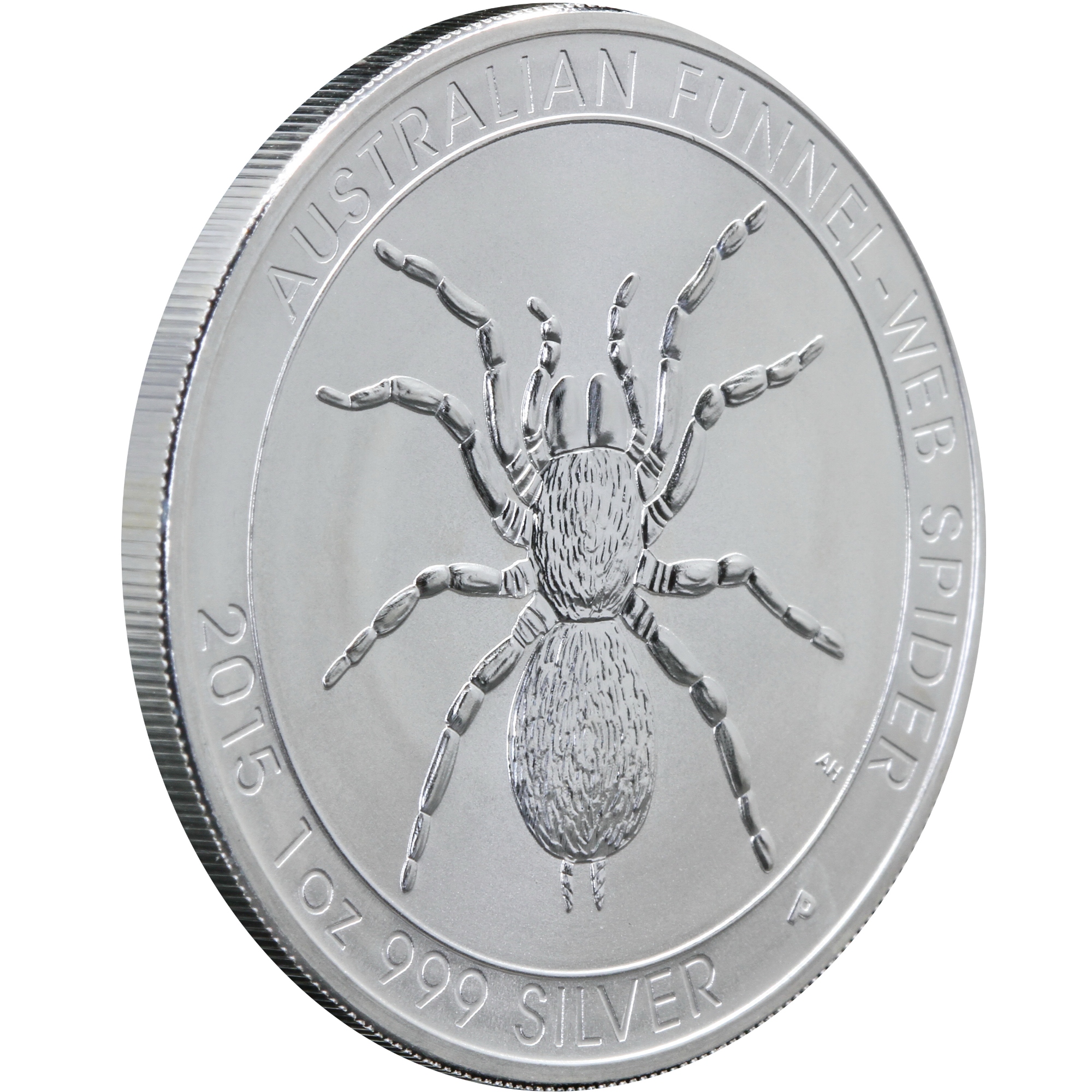 Серебряная монета 1oz Воронковый Паук 1 доллар 2015 Австралия (29128299) 3
