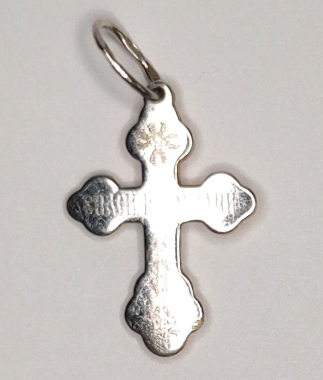 Срібний підвіс-хрест (32750550) 1