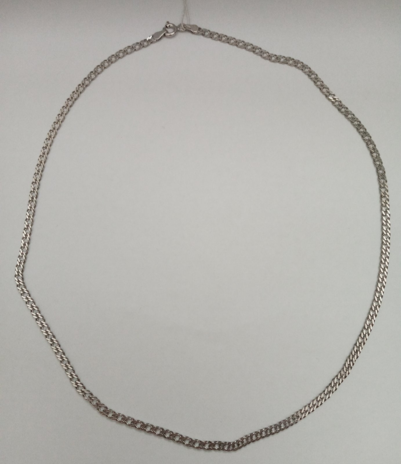Срібний ланцюг з плетінням Подвійний ромб (31505395) 4