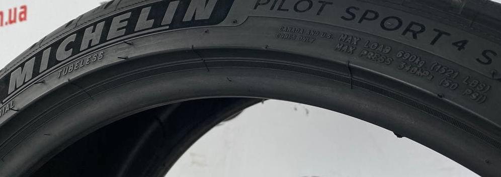 Літні шини 245/35 R20 Michelin Pilot Sport 4S 7mm 2