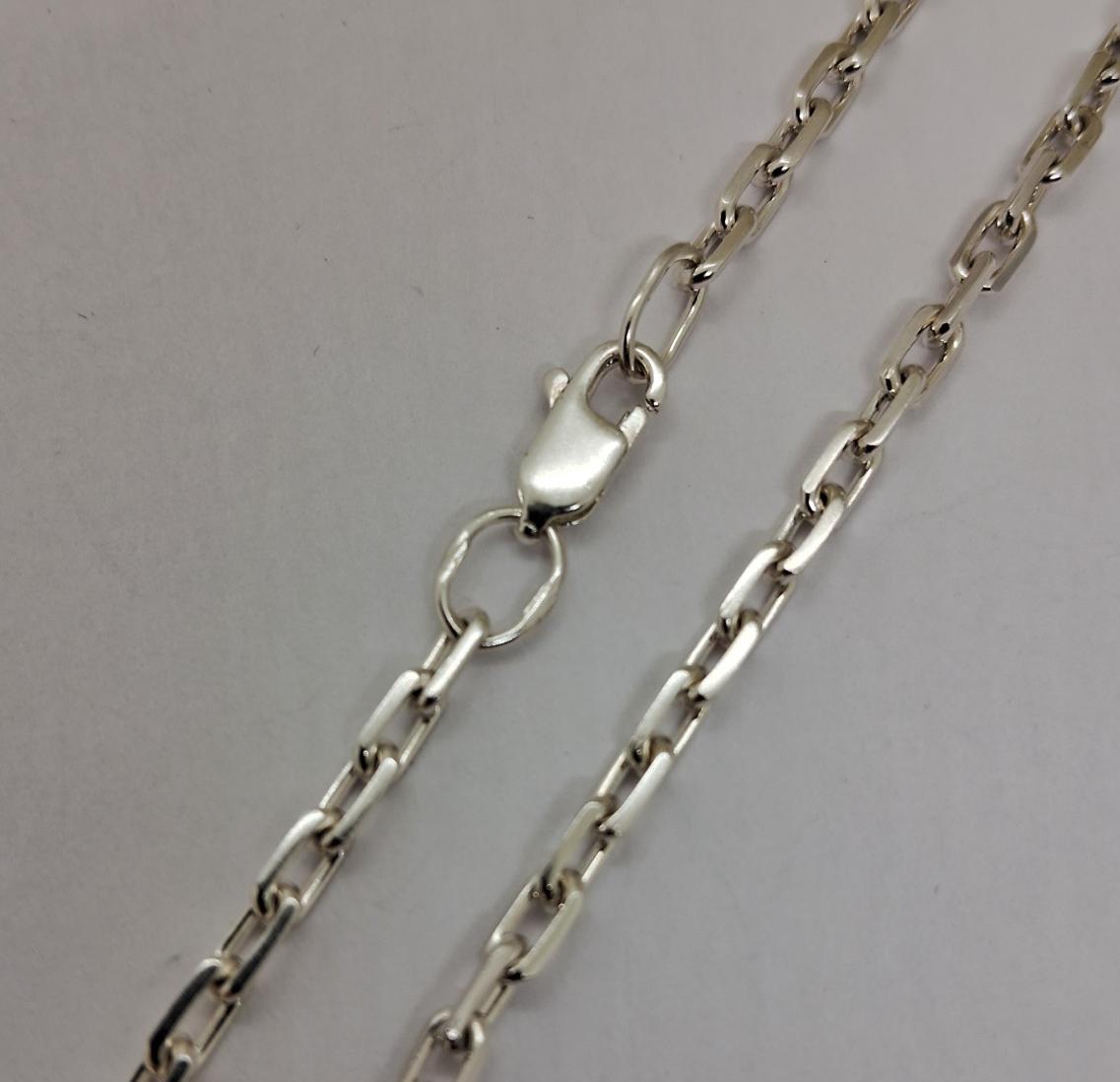 Серебряная цепь с плетением Якорное (32726593) 0