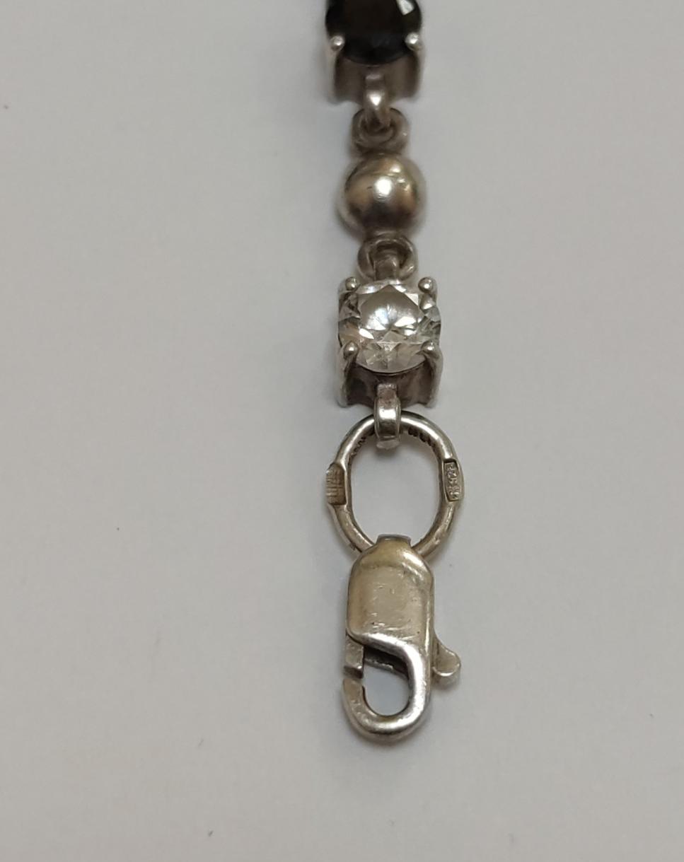 Срібний браслет із цирконієм (33594321) 2