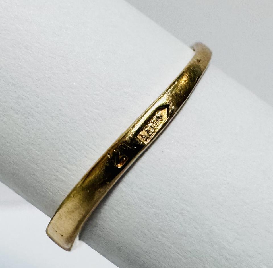 Кольцо из красного золота с цирконием (33209219)  7
