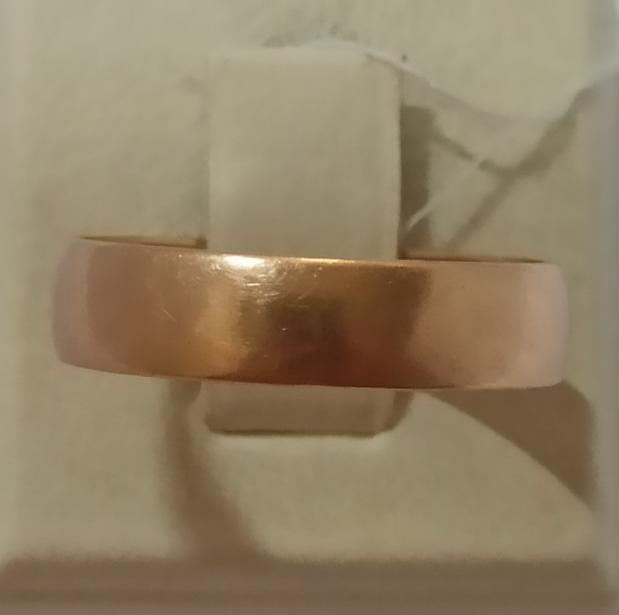 Обручальное кольцо из красного золота (33758946) 0