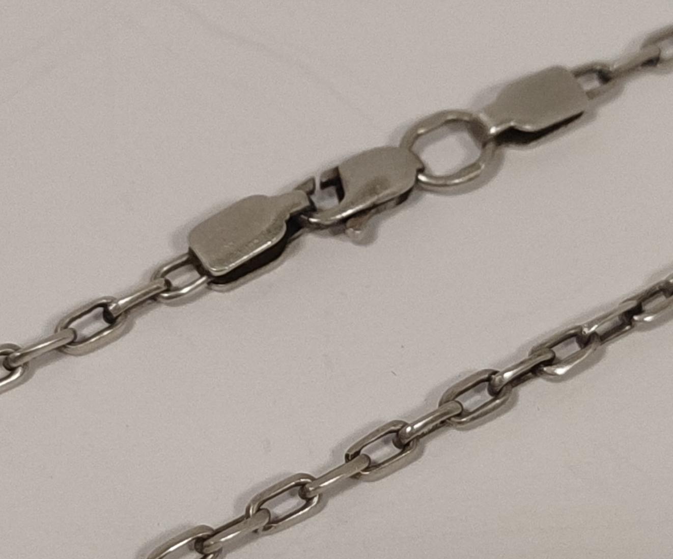 Серебряная цепь с плетением Якорное (33655364) 0