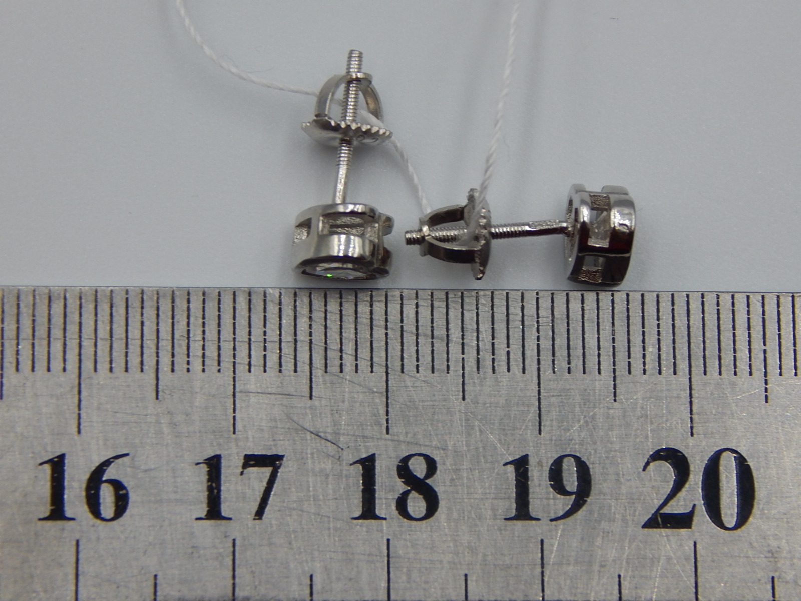 Серебряные серьги с цирконием (33238248) 4