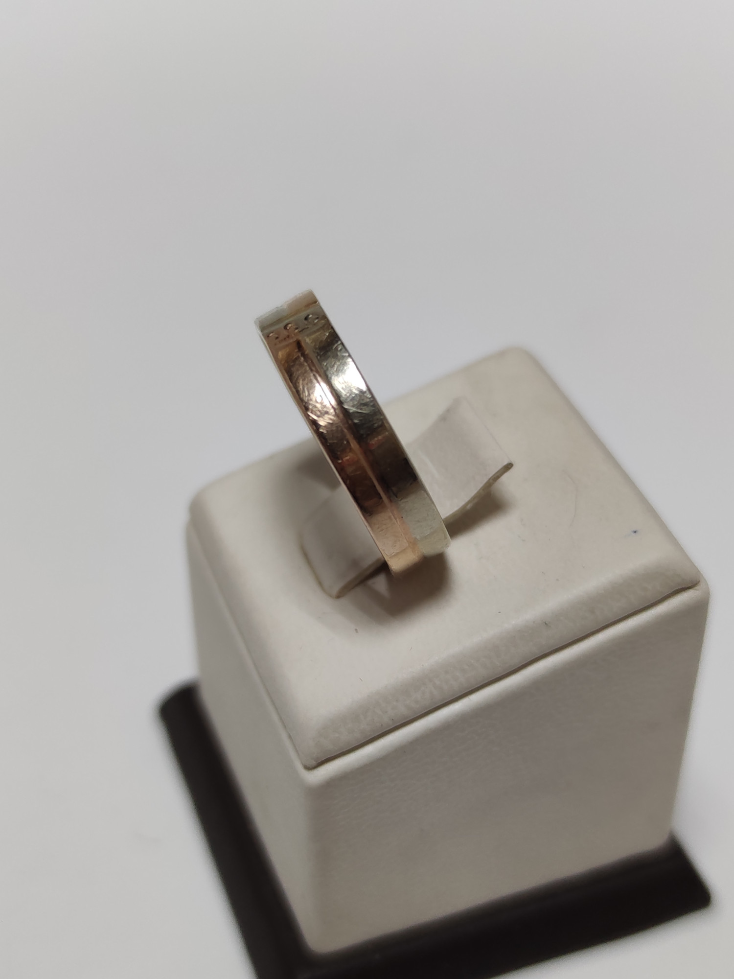 Обручальное кольцо из красного и белого золота (33627226) 1