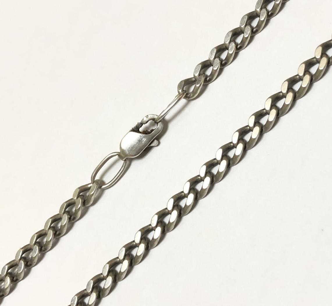 Серебряная цепь с плетением панцирное (33460511) 0