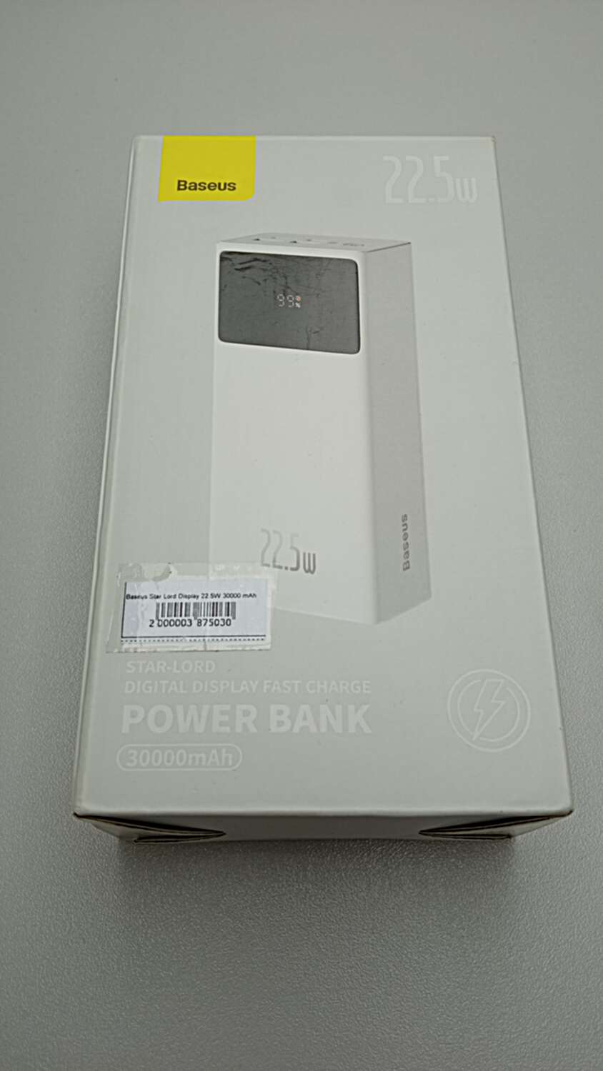Powerbank Baseus Star Lord Display 22.5W 30000 mAh  1