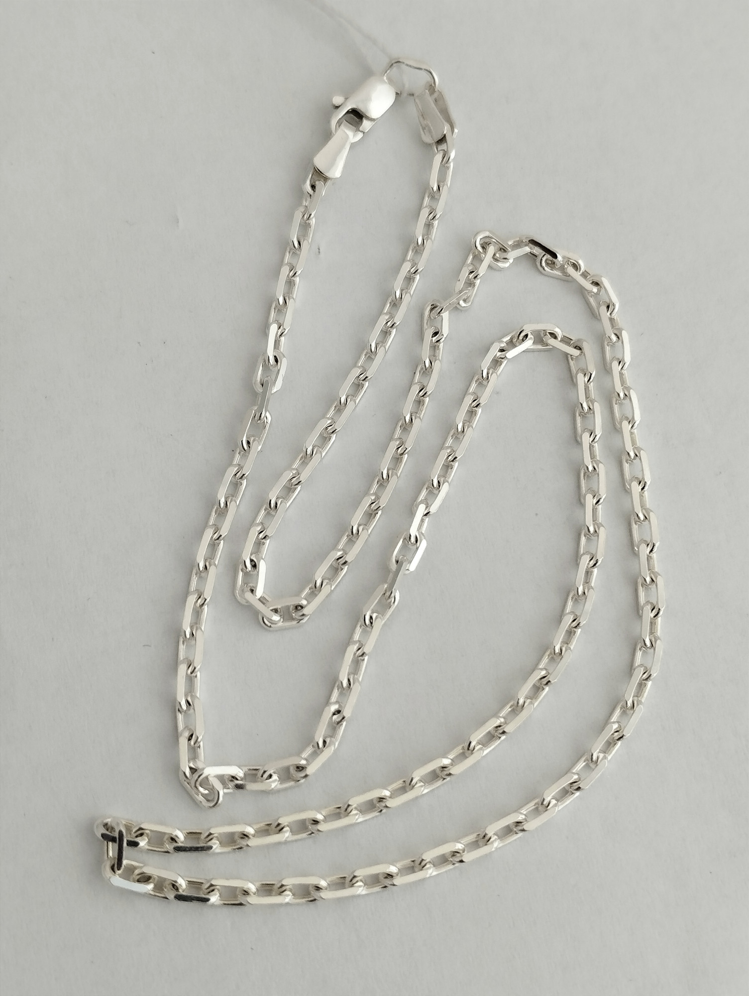 Серебряная цепь с плетением Якорное (33594882) 2