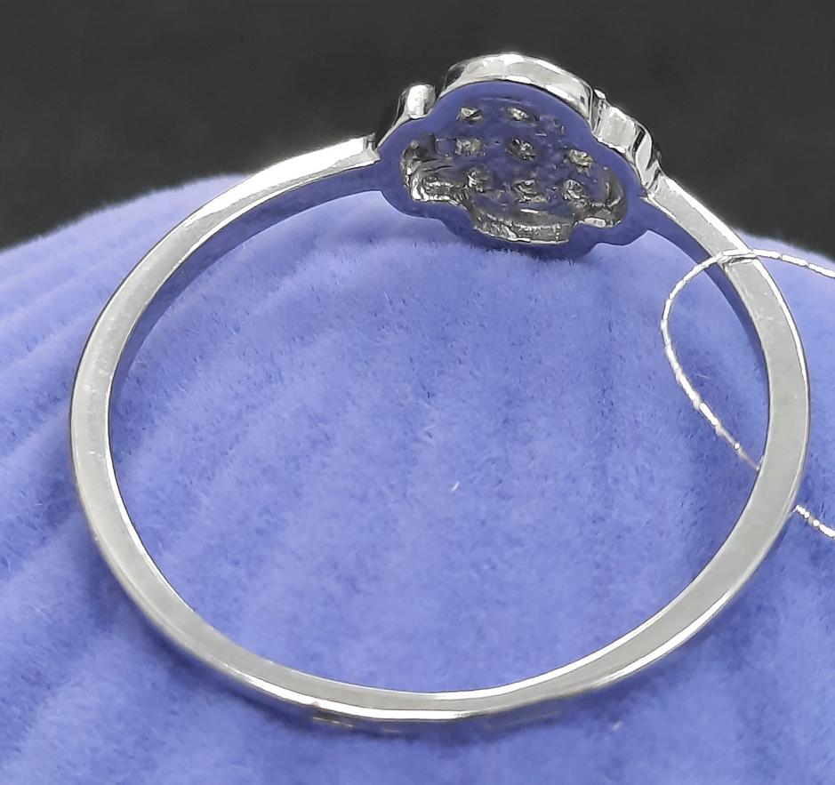 Серебряное кольцо с цирконием (31298538) 2
