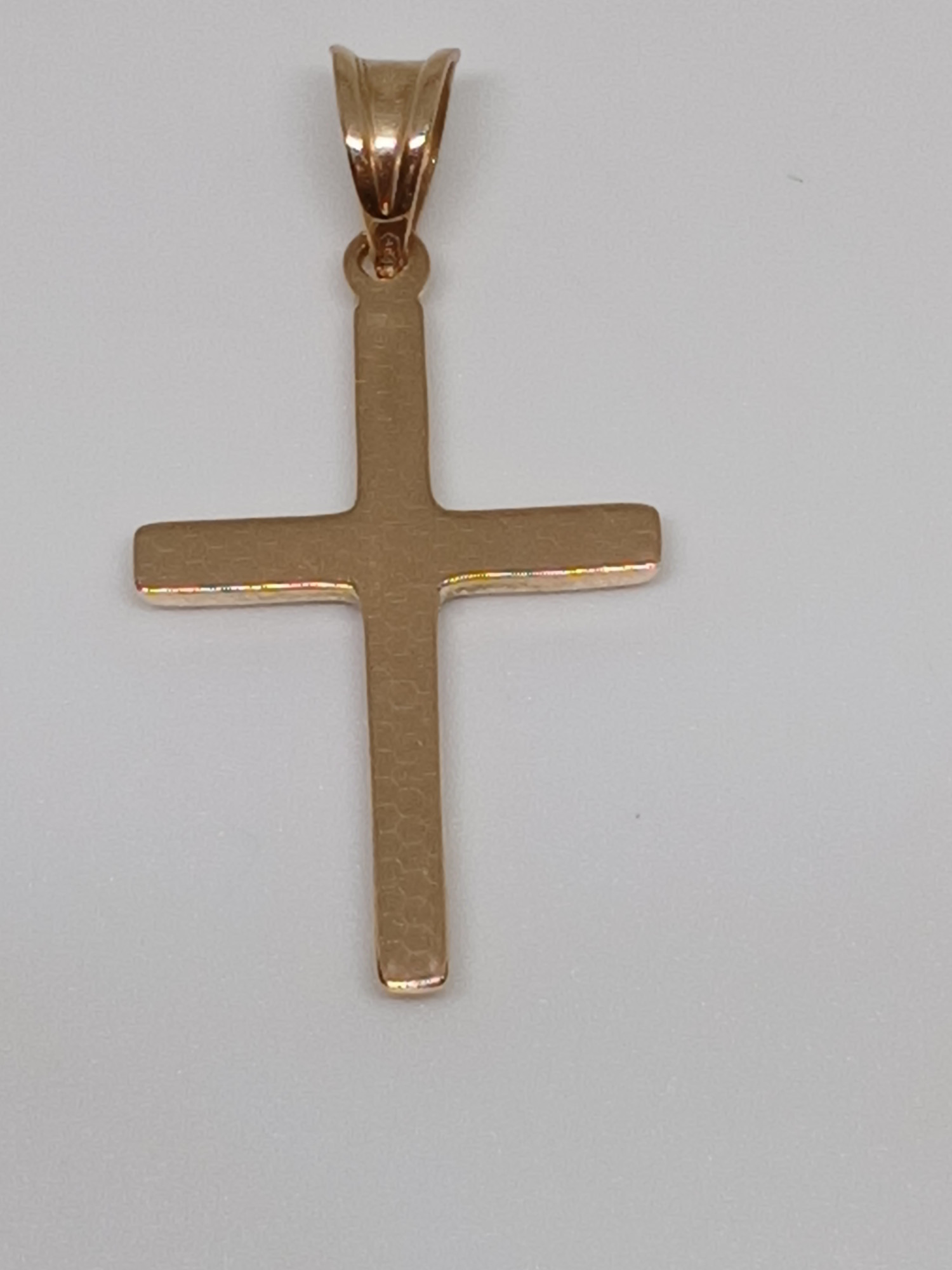 Підвіс-хрест з червоного золота (33806165) 2