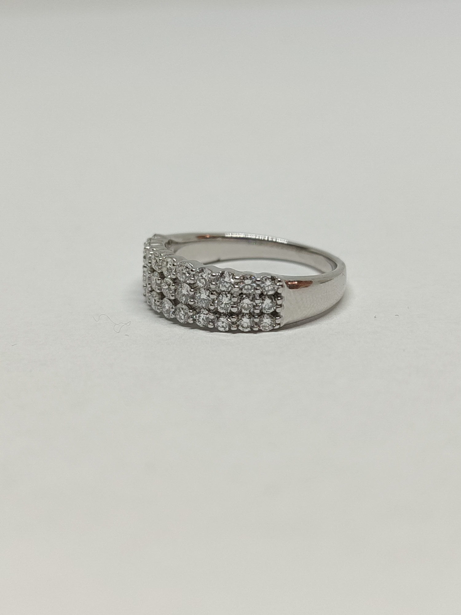 Кольцо из белого золота с бриллиантом (-ми) (33163796) 10